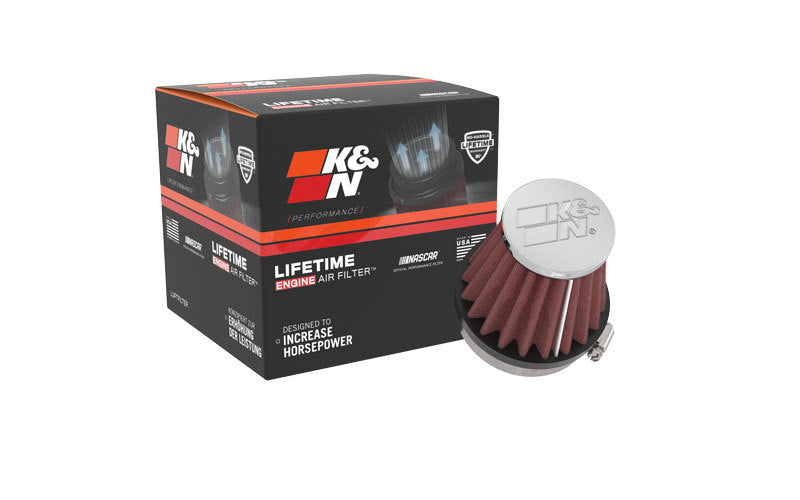 K&N Universal Clamp-On Air Filter: High Performance, Premium, Replacement Engine Filter: Flange Diameter: 2.125 In, Filter Height: 2.75 In, Flange Length: 0.625 In, Shape: Round Tapered, Rc-2340 RC-2340