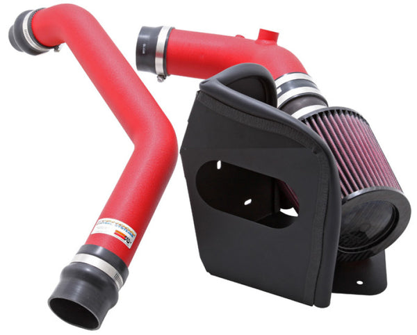K&N 08-09 Mitsubishi Evo X Wrinkle Red Typhoon Short Ram Intake 69-6546TWR