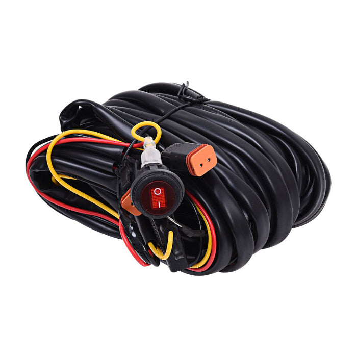 Kc Hilites Wiring Harness For 2 Lights With 2-Pin Deutsch Connectors 6308