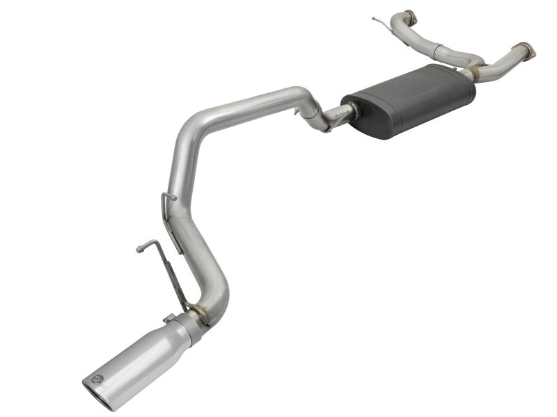 aFe MACHForce XP 3in 304-SS Exhaust Cat-Back 10-17 Compatible with Nissan Patrol (Y62) V8-5.6L HO w/ Polished Tip 49-36114-P