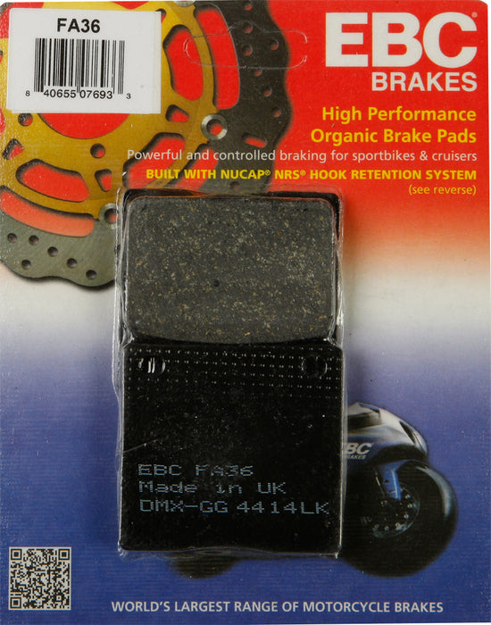 EBC Brakes FA36 Disc Brake Pad Set