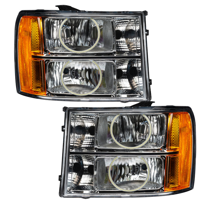 Oracle Lighting 07-13 GMC Sierra Pre-Assembled LED Halo Headlights -UV/Purple SEE WARRANTY 8165-007