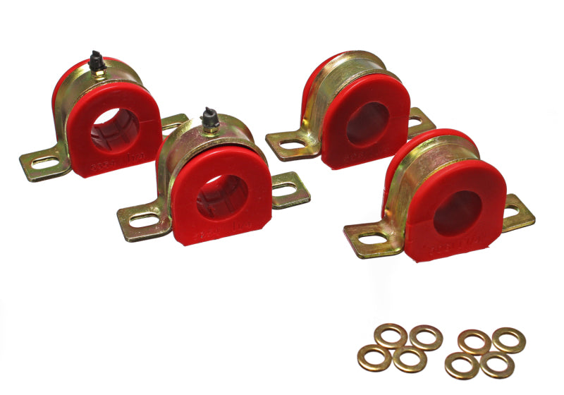 Energy Suspension 1-1/4in Gm Greaseable S/B Set Red 3.5177R