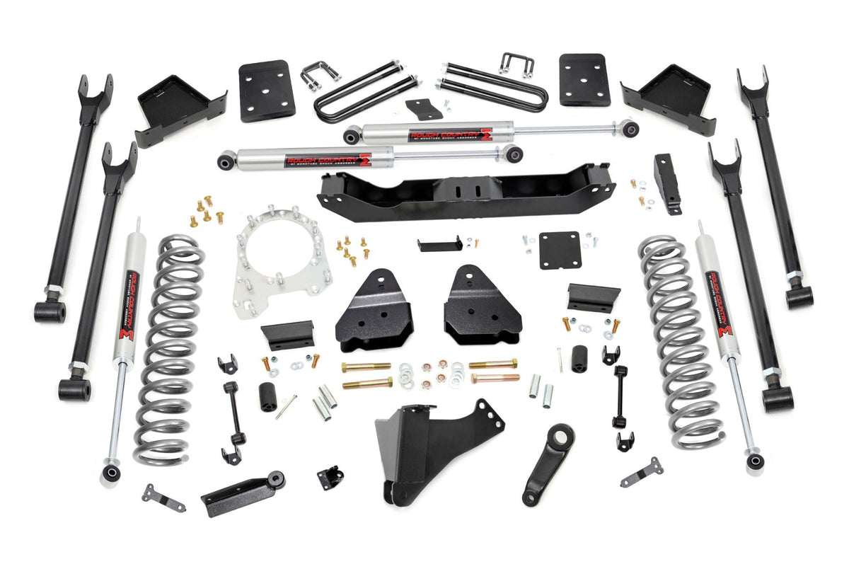 Rough Country 6 Inch Lift Kit 4-Link Ovld M1 Fits Ford F-250/F-350 Super Duty (17-22) 56040
