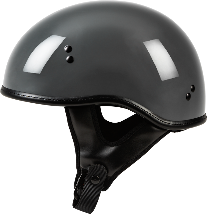 Highway 21 Motorcycle .357 Half Helmet (Grey, 2X-Large)