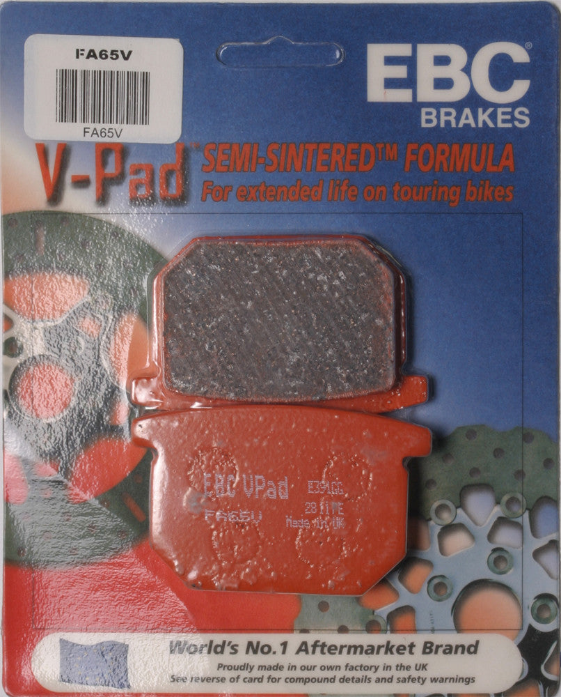 EBC Brakes FA65V FA65V SEMI SINT BRK PAD EBC