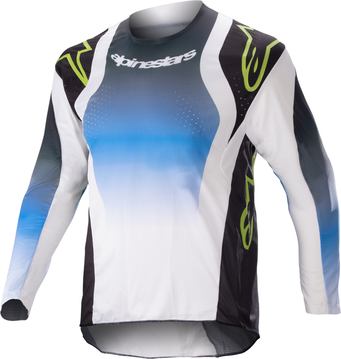 Alpinestars 2023 Kid's Racer Jersey - Push (X-SMALL) (NIGHTLIFE/UCLA BLUE/WHITE)