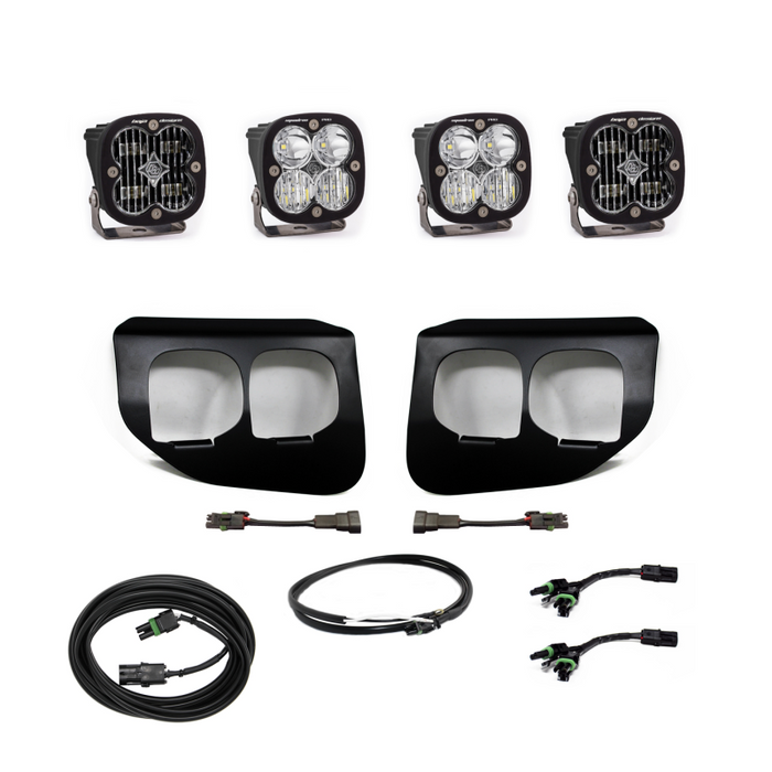 Baja Designs Ford Super Duty (20-On) Fog Lights Dual FPK SAE/Pro DC Baja Designs w/Upfitter 447736UP