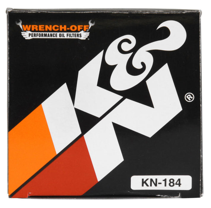 K&N Motorcycle Oil Filter: High Performance, Premium, Designed To Be Used With Synthetic Or Conventional Oils: Fits Select Piaggio, Aprilia, Peugeot, Malaguti, Gilera Vehicles, Kn-184 KN-184