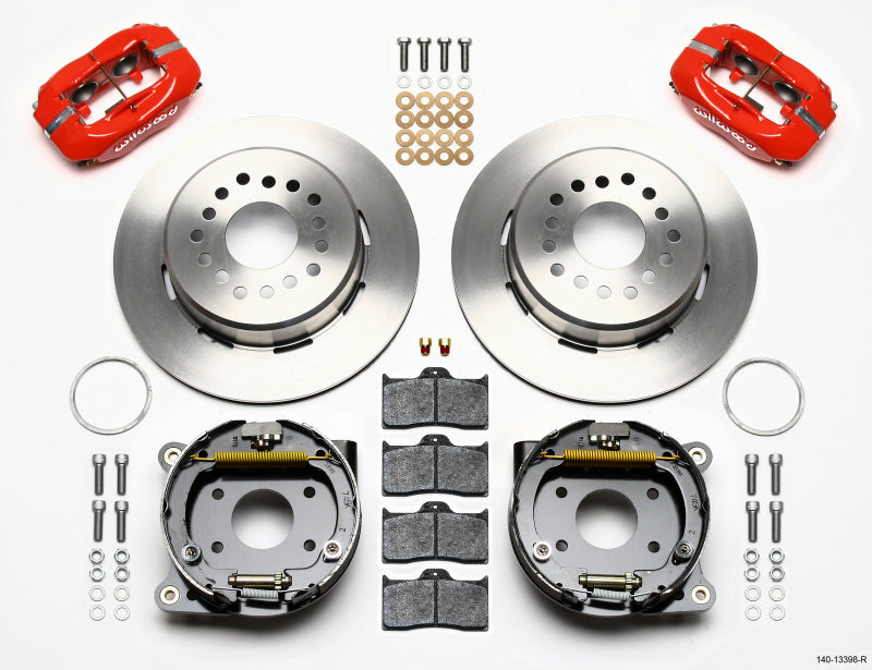 Wilwood Forged Dynalite P/S Park Brake Kit-Red AMC 71-74 2.60in Offset 140-13398-R
