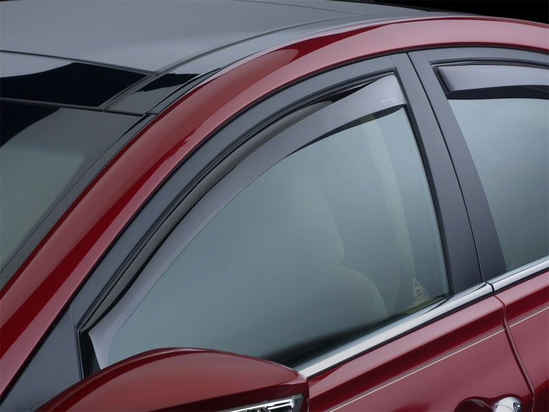 WeatherTech 10+ Hyundai Tucson Front Side Window Deflectors Dark Smoke 80534