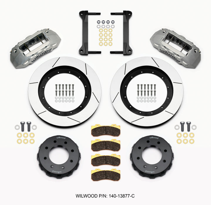 Wilwood TX6R Front Kit 16.00in Clear Ano 1999-2010 GM H2 Truck/SUV 2500 140-13877-C
