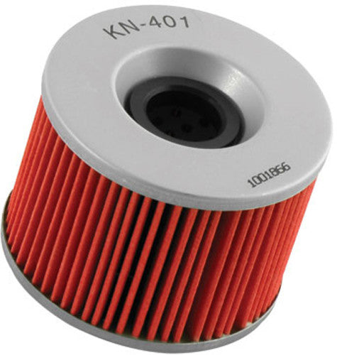 K&N Motorcycle Oil Filter: High Performance, Premium, Designed to be used with Synthetic or Conventional Oils: Fits Select Kawasaki Vehicles, KN-401