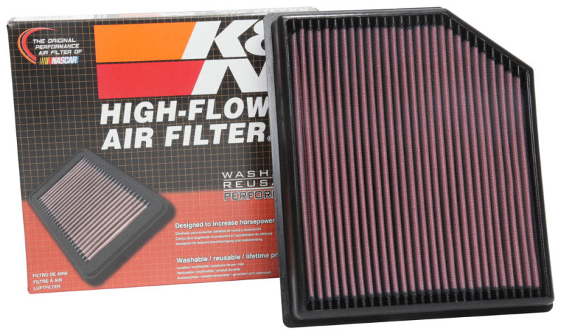 K&N 33-5077 Air Panel Filter for JEEP GRAND CHEROKEE V8-6.2L F/I 2018