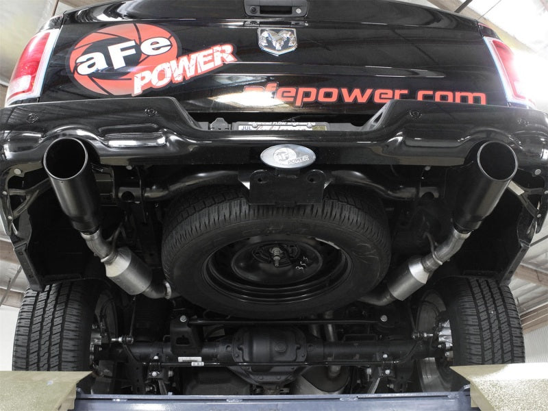 aFe Power 09-15 Compatible with Dodge Ram 3.0L/5.7L Black Exhaust Tip Upgrade 49C42046-B