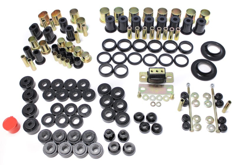 Energy Suspension 66-72 Chevelle Black Hyper-flex Master Bushing Set 3.18113G