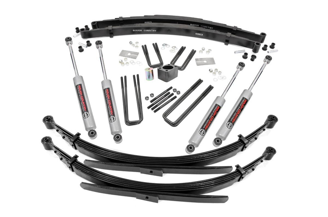 Rough Country 4 Inch Lift Kit Rear Springs Compatible with Dodge W100 Truck/W200 Truck (70-74) 331.20