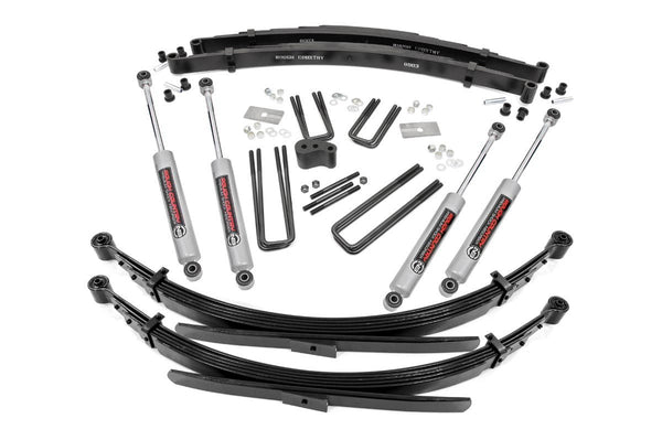 Rough Country 4 Inch Lift Kit Rear Springs Compatible with Dodge W100 Truck/W200 Truck (74-77) 335.20