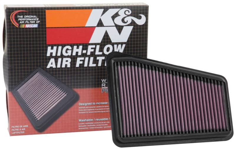 K&N 33-5068 Air Panel Filter for KIA STINGER GT V6-3.3L F/I, TWIN TURBO (RIGHT SIDE) 2018