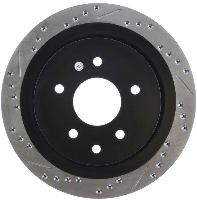 Stoptech Sport Drilled & Slotted Brake Rotor; Rear Right 127.42088R