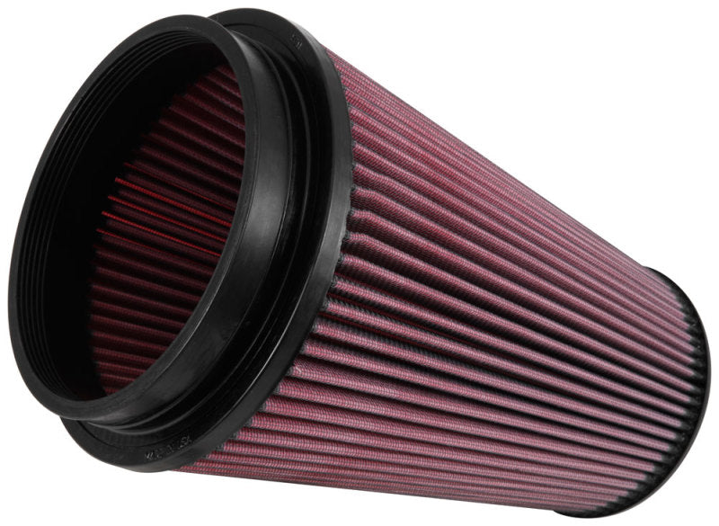K&N Universal Clamp-On Air Intake Filter: High Performance, Premium, Washable, Replacement Filter: Flange Diameter: 6 In, Filter Height: 11.625 In, Flange Length: 1 In, Shape: Tapered Conical, Ru-5064 RU-5064