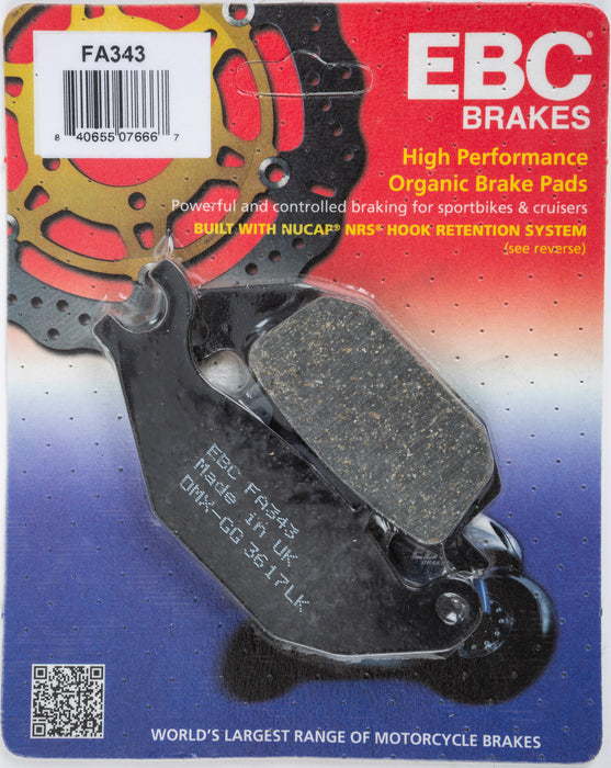 EBC Brakes FA343 Disc Brake Pad Set