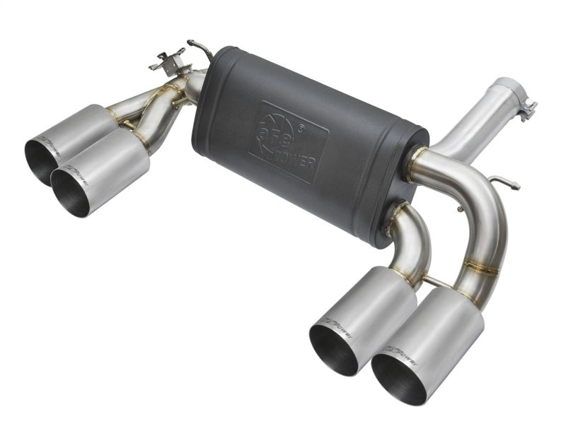 aFe MACHForce XP 3in 2 1/2in Axle Back 304SS Exhaust w/ Polished Tips 16-17 BMW M2 (f87) 49-36333-P