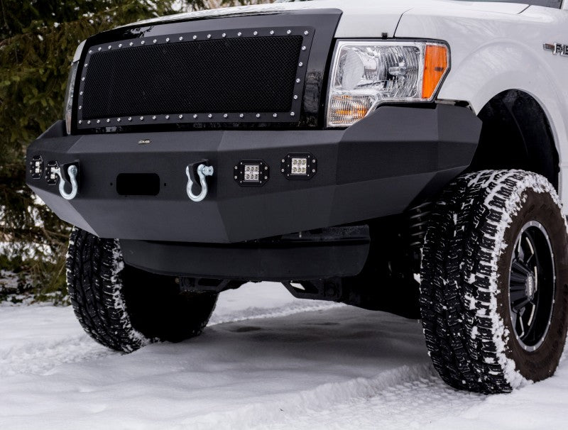 DV8 Offroad 09-14 Ford F-150 Winch Ready Front Bumper FBFF1-02