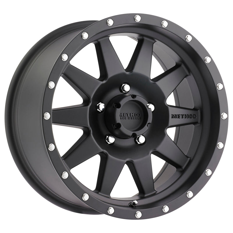 Method MR301 The Standard 17x8.5 0mm Offset 5x5 94mm CB Matte Black Wheel MR30178550500