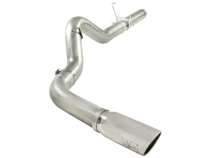 aFe MACHForce XP 5in DPF-Back 409SS Exhaust Compatible with Dodge Diesel Trucks 07.5-12 L6-6.7L (td) Polished Tip 49-42016-P