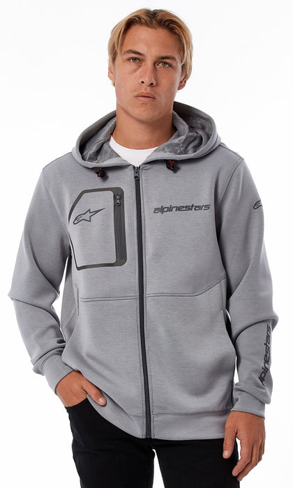 Alpinestars Convex Mens Zip Up Hoody Gray SM