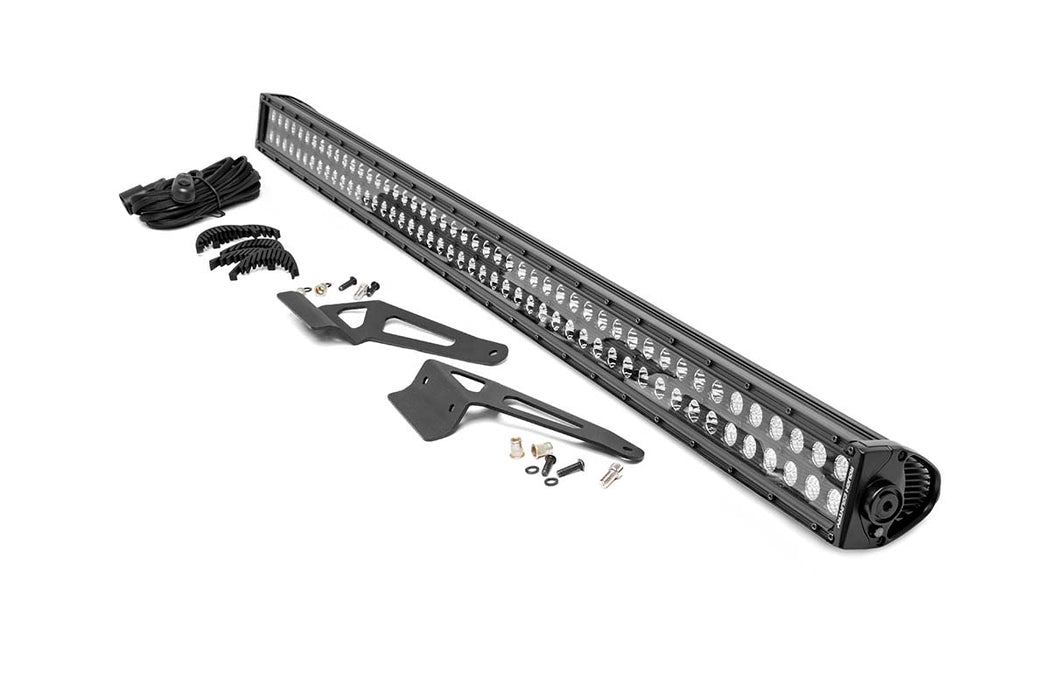 Rough Country Led Light Windshield 50" Black Dual Row Can-Am Defender Hd 5/Hd 8/Hd 9/Hd 10 71007