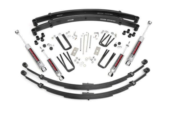 Rough Country 3 Inch Lift Kit Rear Springs Fits toyotaTruck 4WD (1984-1985) 71530