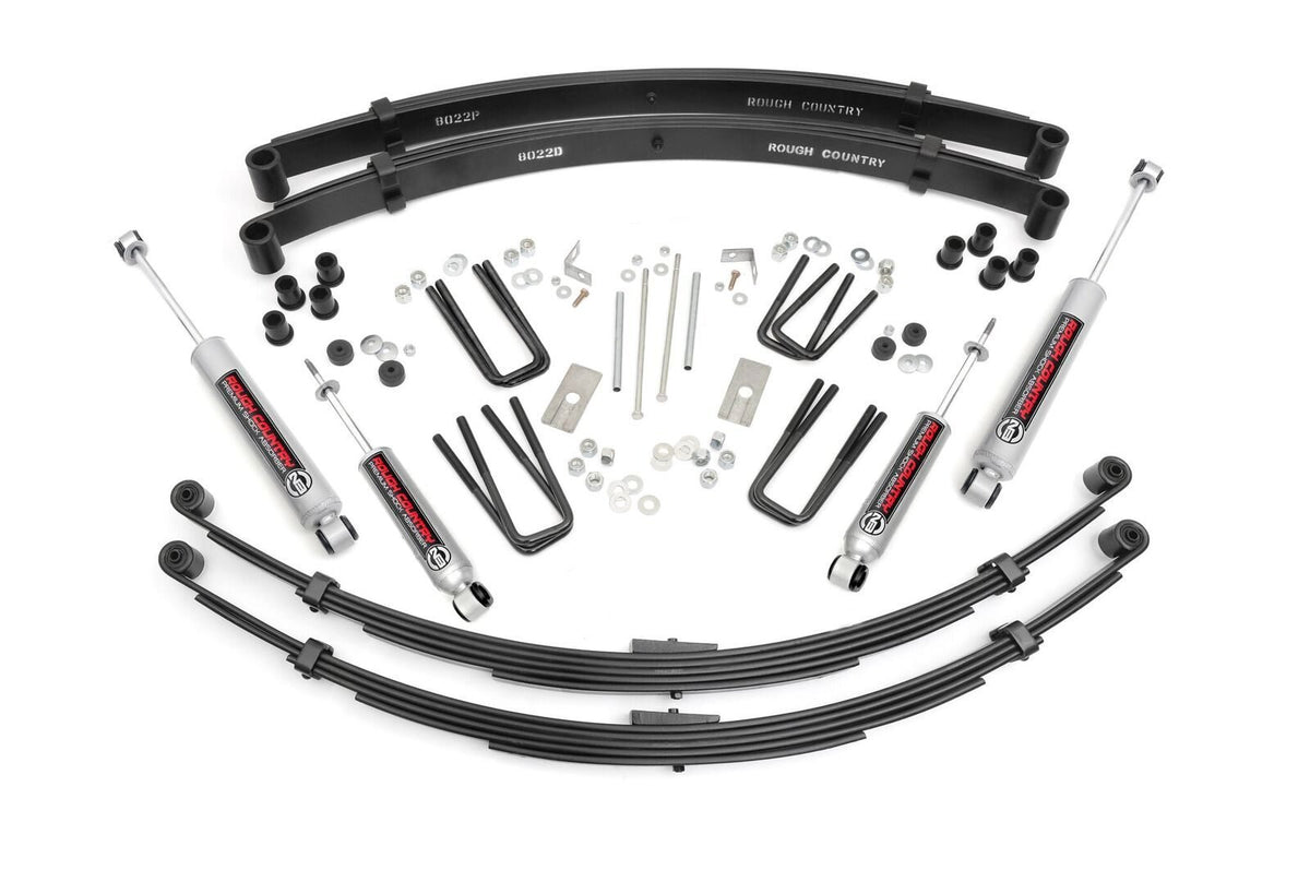 Rough Country 3 Inch Lift Kit Rear Springs Fits toyotaTruck 4WD (1984-1985) 71530