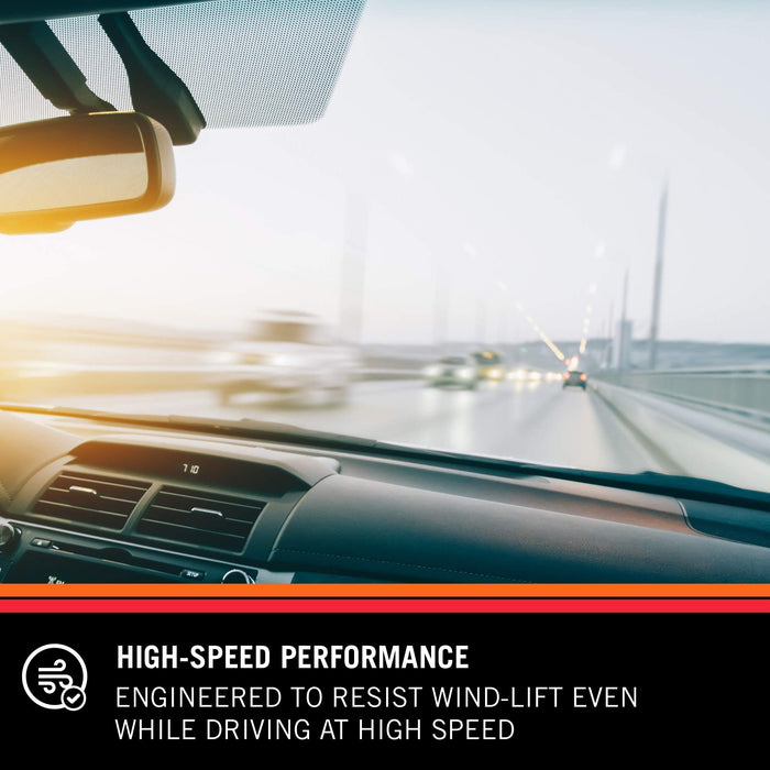 K&N EDGE Wiper Blades: All Weather Performance, Superior Windshield Contact, Streak-Free Wipe Technology: 16"/16" (Pack of 2)