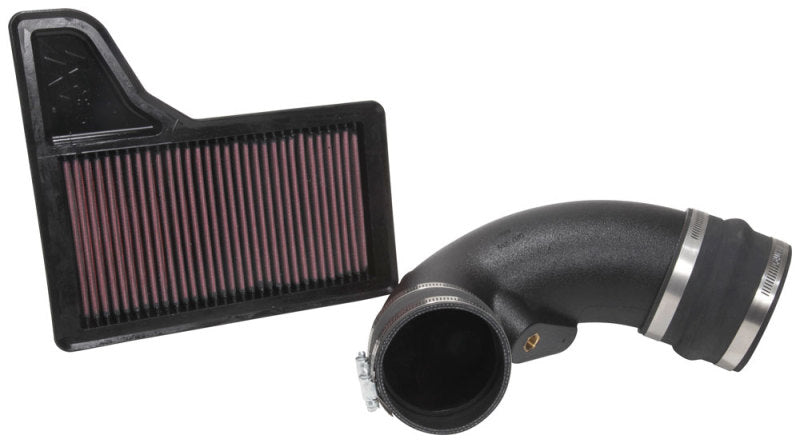 K&N 57-2605 Fuel Injection Air Intake Kit for FORD MUSTANG GT V8-5.0L F/I, 2018-2019