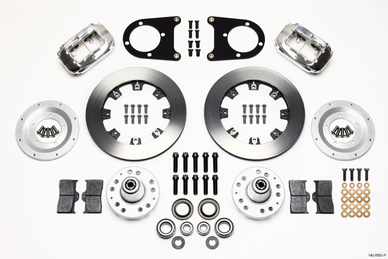Wilwood Forged Dynalite Front Kit 12.19in Polished 37-48 Ford Psgr. Car Spindle 140-8583-P