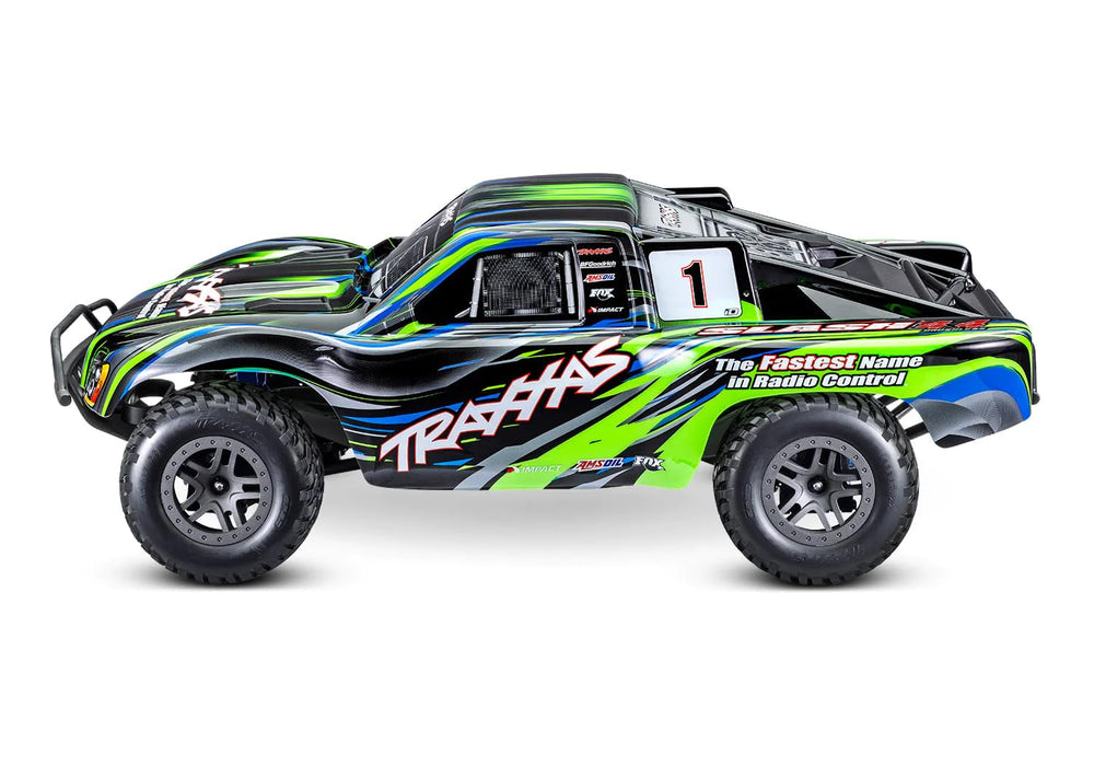 Traxxas TRA68154-4-GRN Slash 4X4 Brushless: 1/10 Scale 4WD Short Course Truck Green