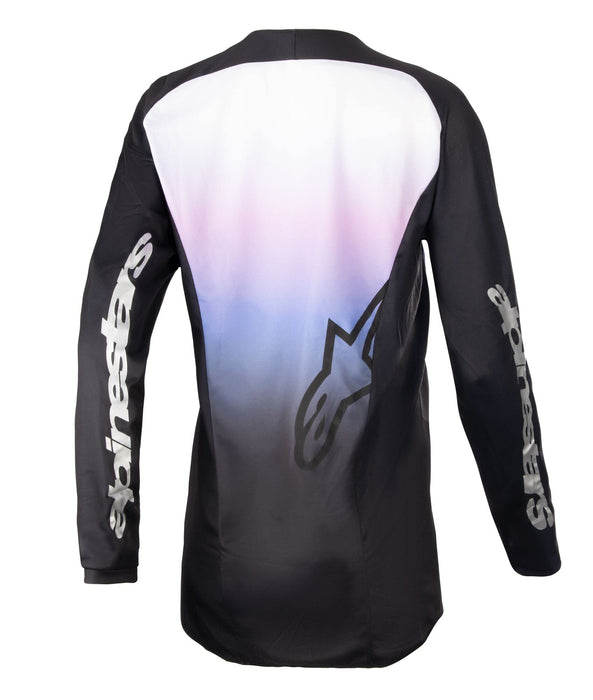 Alpinestars 2023 Stella Fluid Jersey (Black Frozen Purple, X-Large)