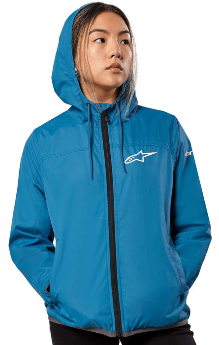 Alpinestars Women's Treq Windbreaker (LARGE) (BLUE)