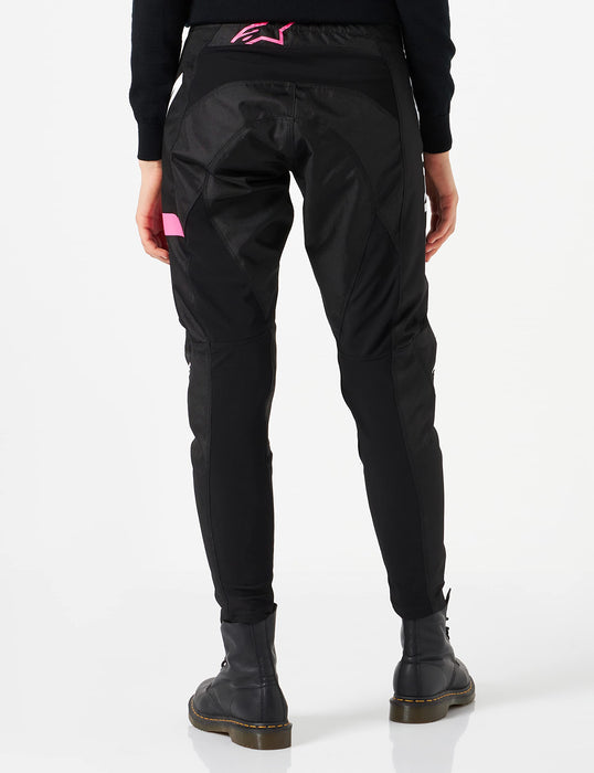 Alpinestars Fluid Stella Motocross Pants(Black/Pink Fluo, 28) 3752422-1390-28