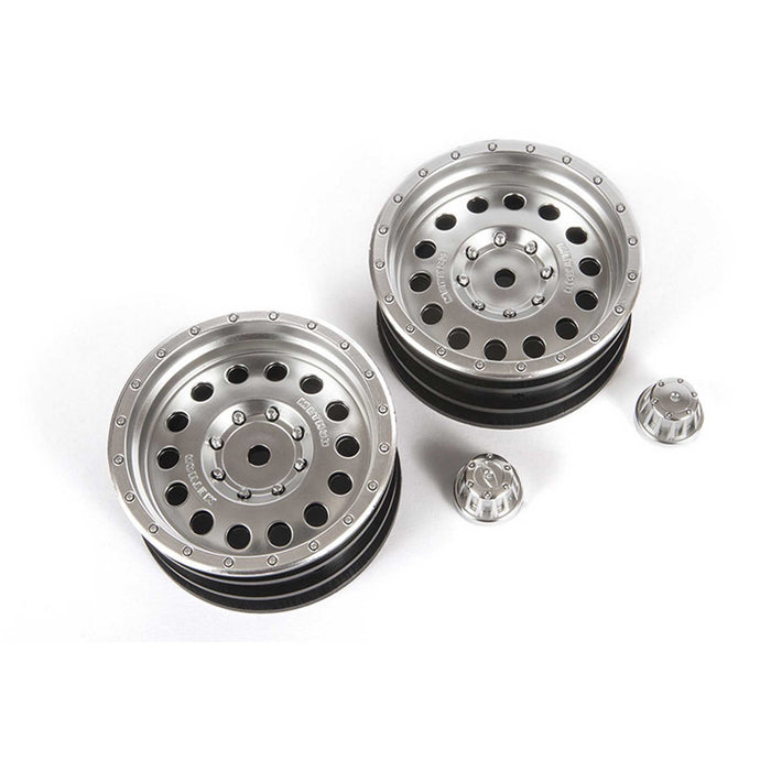 Axial 1/10 Method MR307 Hole 1.9 Wheels 12mm Hex Satin Silver 2 AXI43003