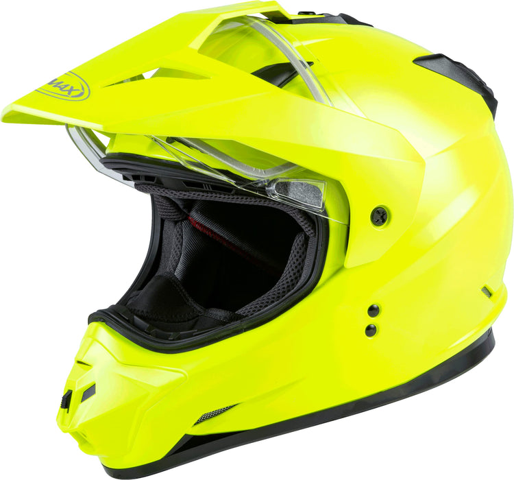 GMAX GM-11S Dual-Sport, Full-Face Snow Helmet, DOT-Approved (HI-VIS)