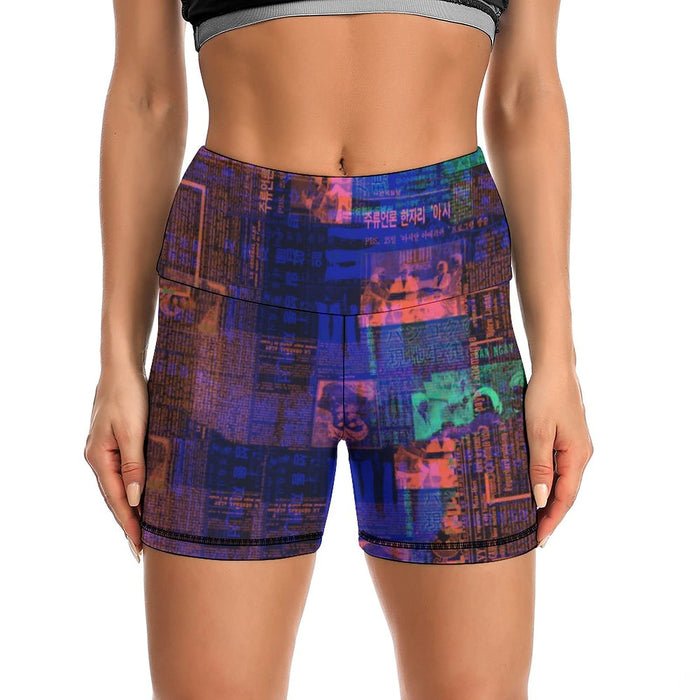 Buttery Soft Yoga Workout Printed ShortsHighWaisted Biker Shorts for Women 1 (44)