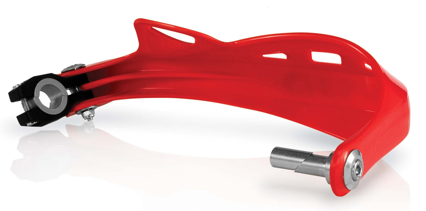 Acerbis 2205320004 Rally Profile Red Handguard with Universal Mount