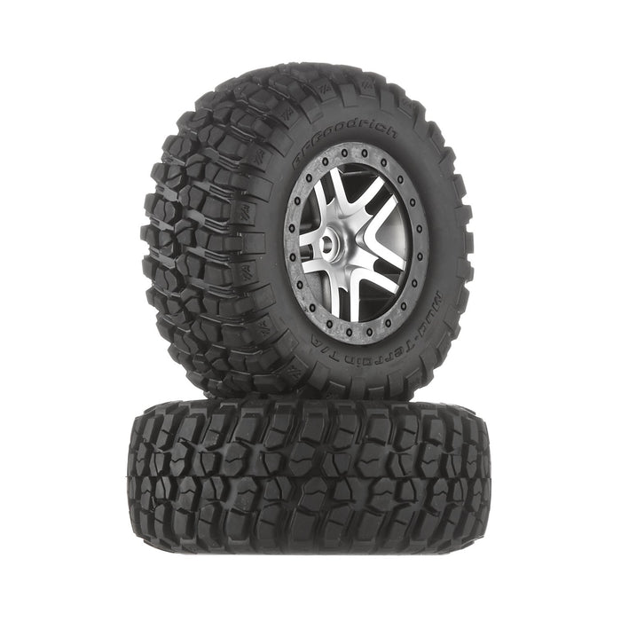 Traxxas B.F. Goodrich Mud Terrain T/A Km2 Tires On Chrome Slash Wheels, 4 X 4 6873