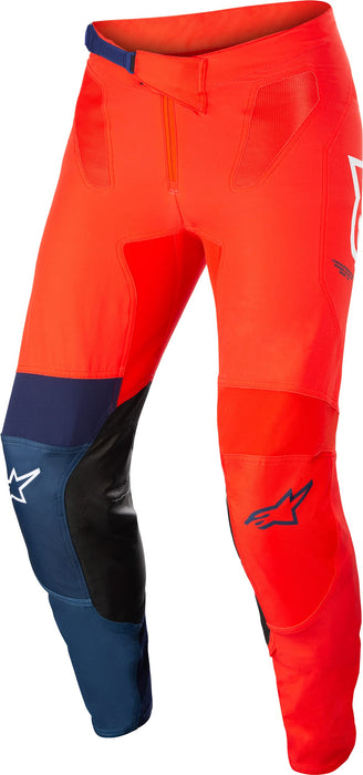 Alpinestars Supertech Blaze Pants Bright Red/Drk Blue/Wht Sz 28 482-970128