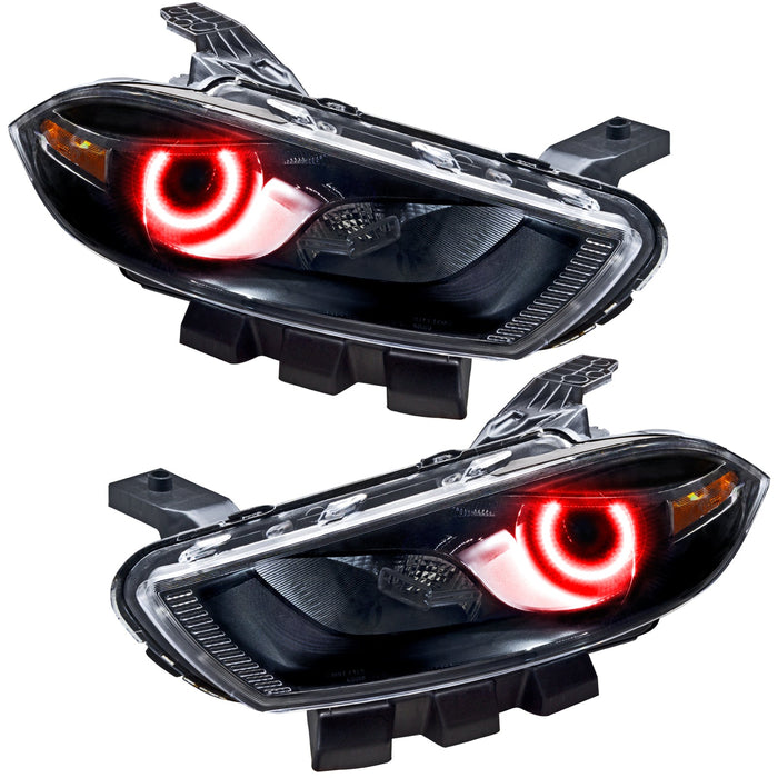 Oracle Lighting 2013-2016 Compatible with Dodge Dart Non-Hid Pre-Assembled Led Halo Headlights (Black Housing) Mpn: 7169-003