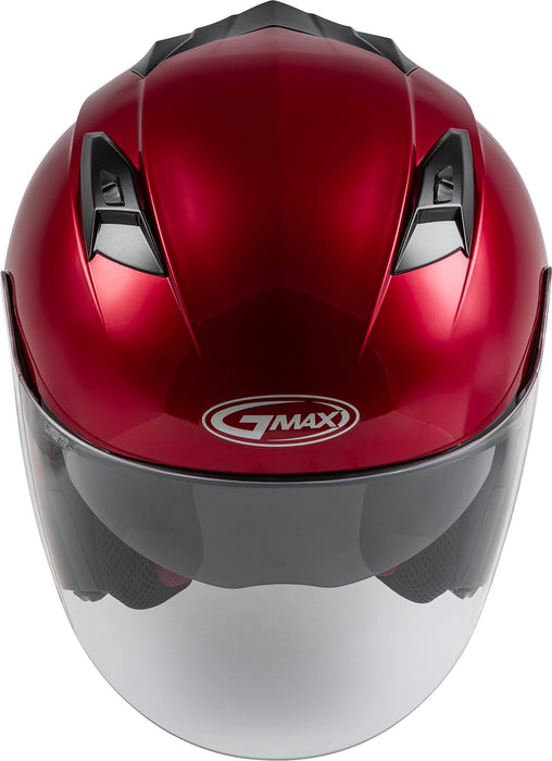 Gmax Of-77 Open-Face Helmet Candy Red Sm O1770094