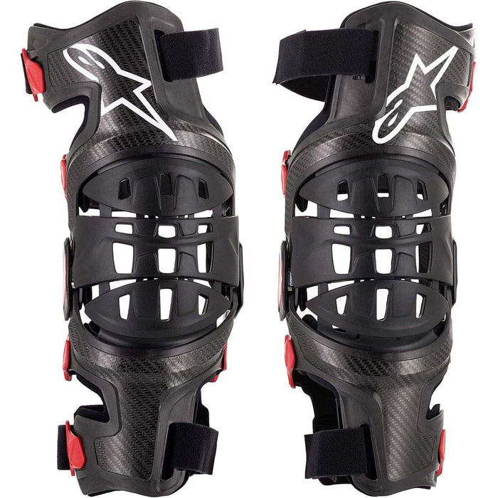 Alpinestars 6500719-13-LG Unisex-Adult Bionic 10 Carbon Knee Brace Pair Lg (Multi, one_size)